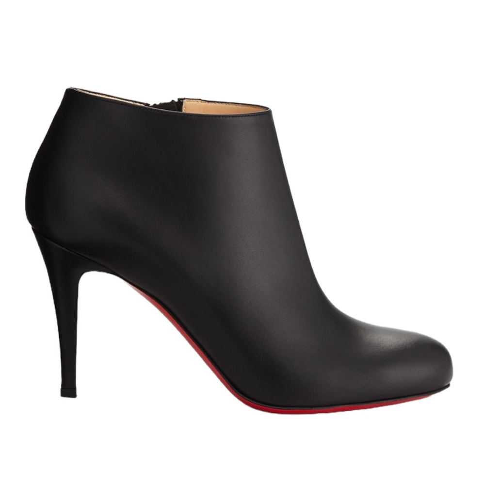 NEW CHRISTIAN LOUBOUTIN BELLE ANKLE RED BOTTOM BOOTS 9.5 - Picture 2 of 13
